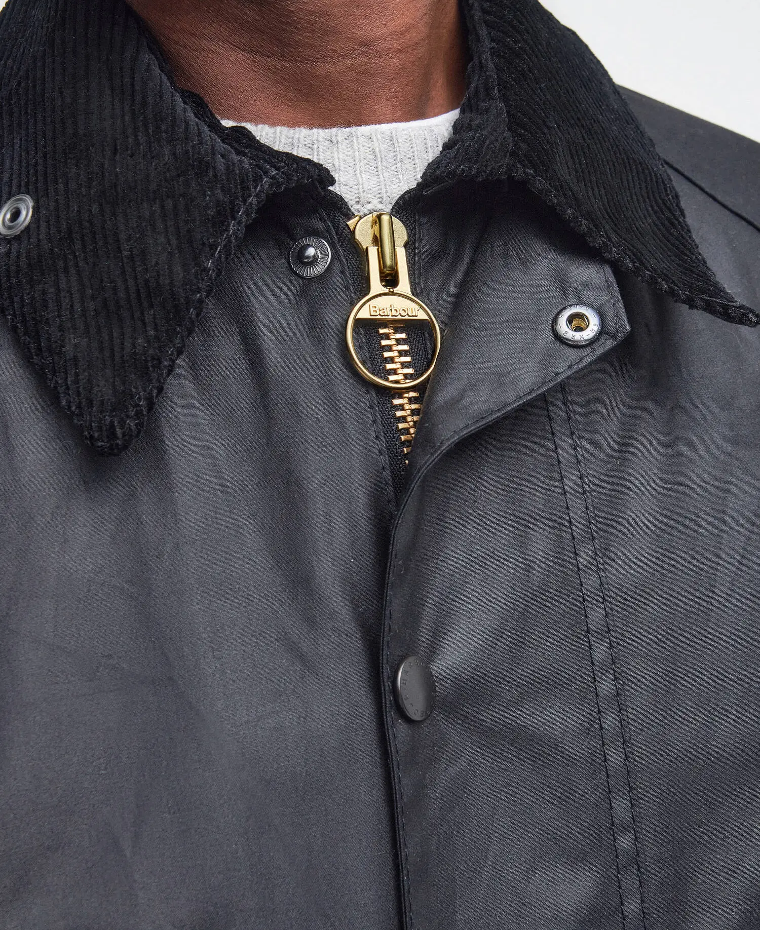Barbour Beaufort® Waxed Jacket Classic Black (11)