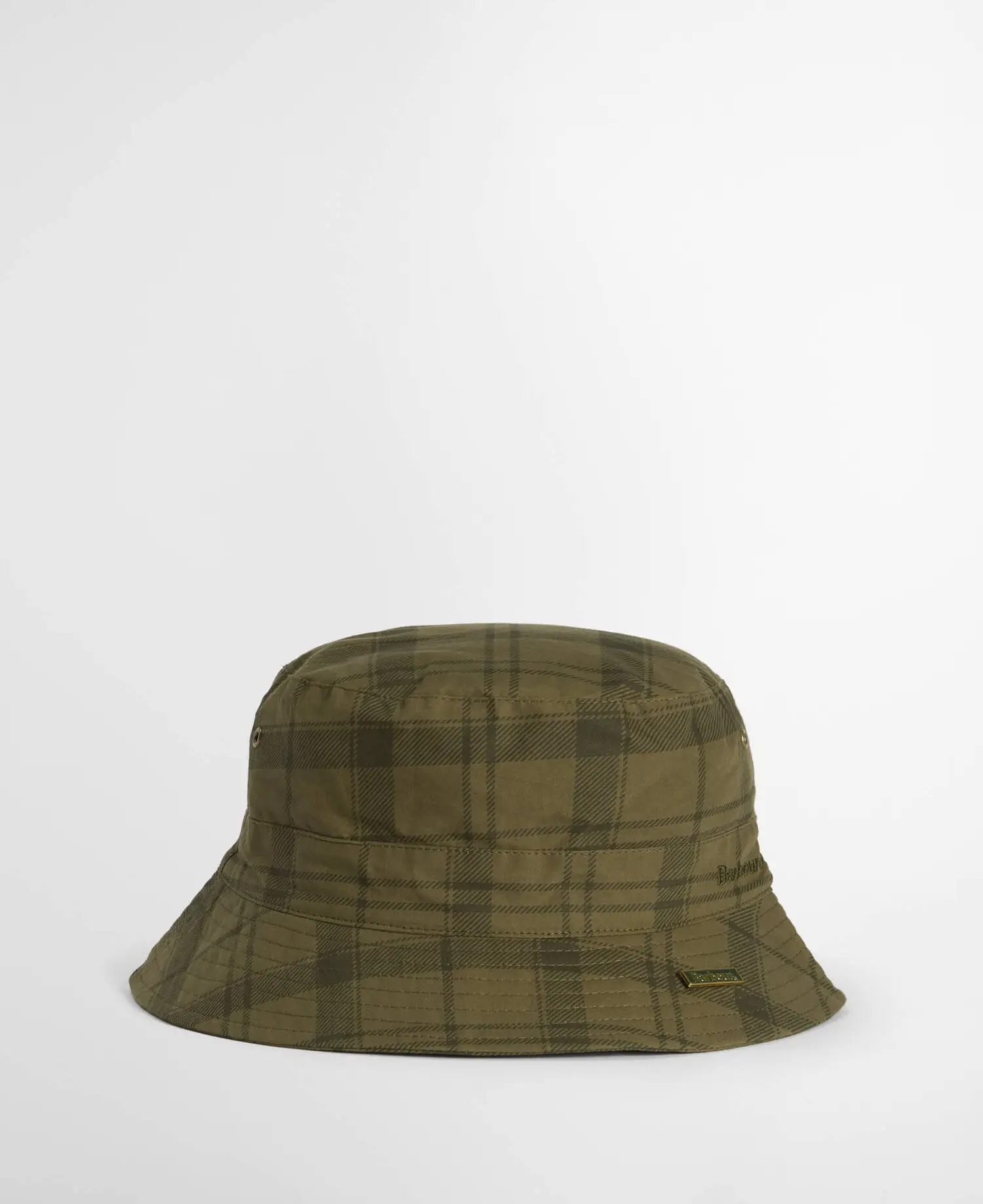 Barbour Cappello Da Pescatore Transport in Tartan Dusky Green Tartan (1)