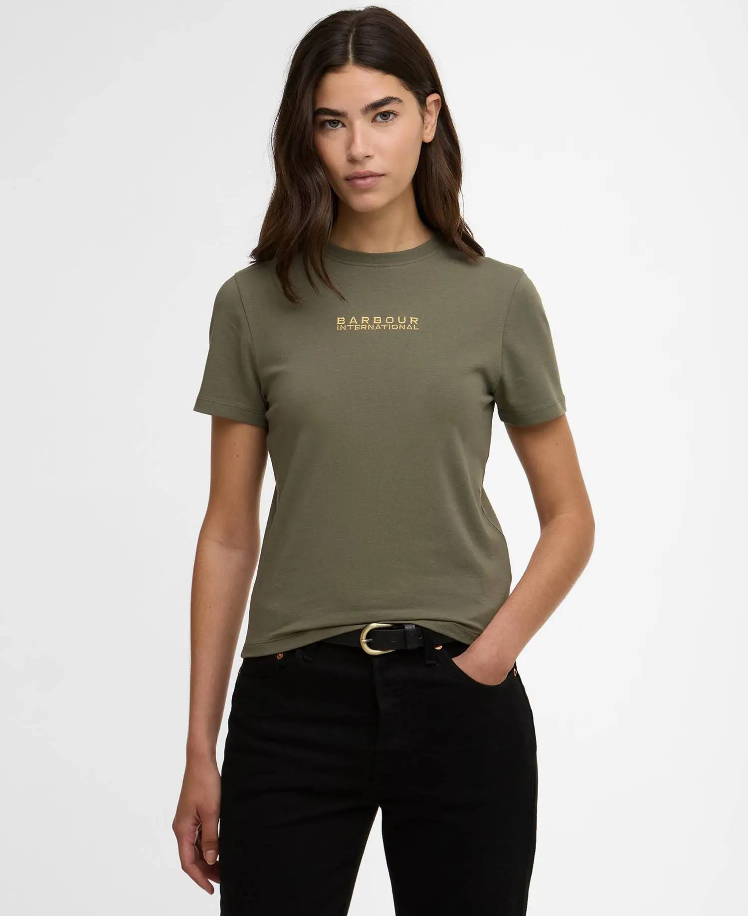 Barbour Devin T Shirt Dusky Khaki (5)