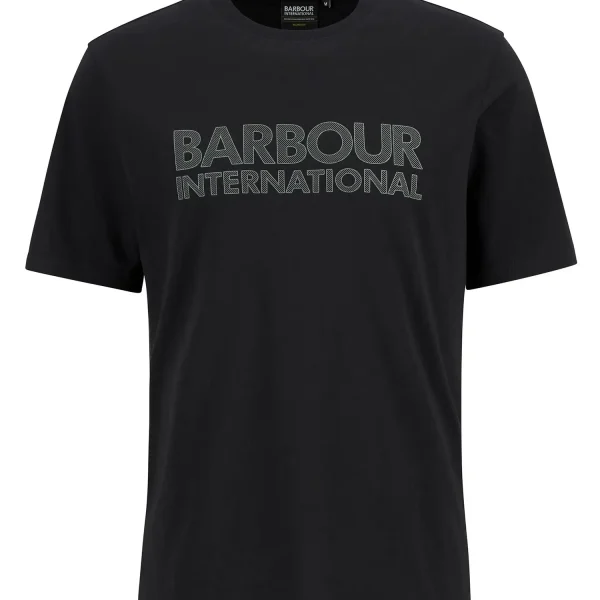 Barbour Essential Graphic T Shirt Black (5)