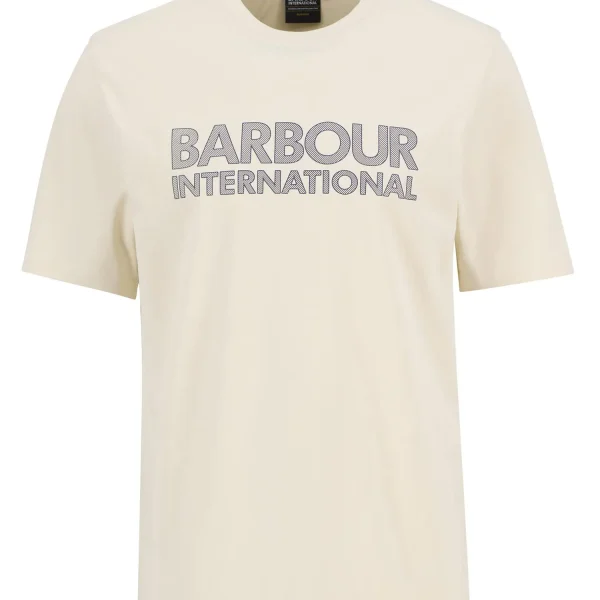 Barbour Essential Graphic T Shirt Calico White (5)