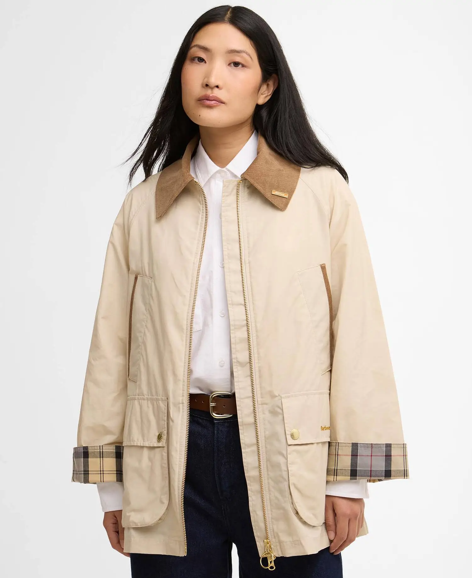 Barbour Icons Bedale Showerproof Jacket JasmineDress (4)