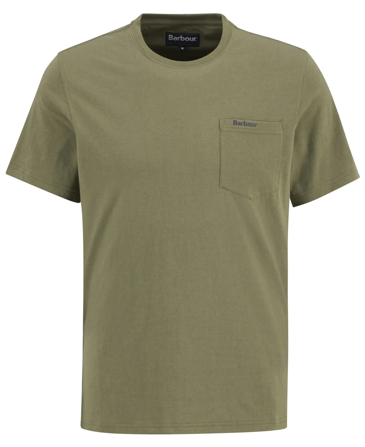 Barbour Langdon Pocket T Shirt Grey Olive (5)