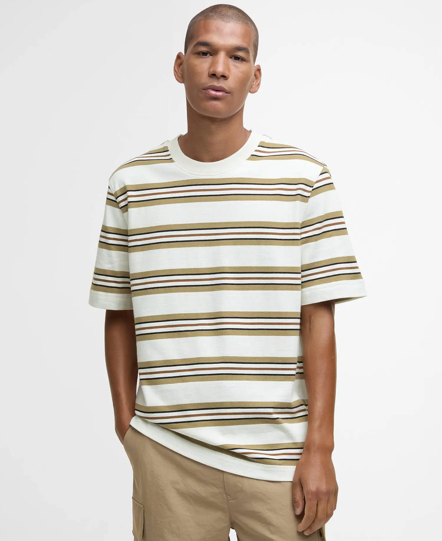 Barbour Langdon Pocket T Shirt Whisper White (5)
