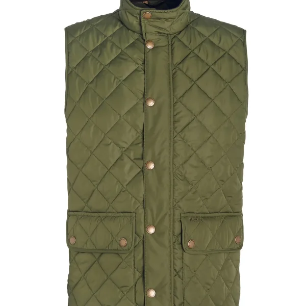 Barbour Lowerdale Gilet Dark Moss (7)