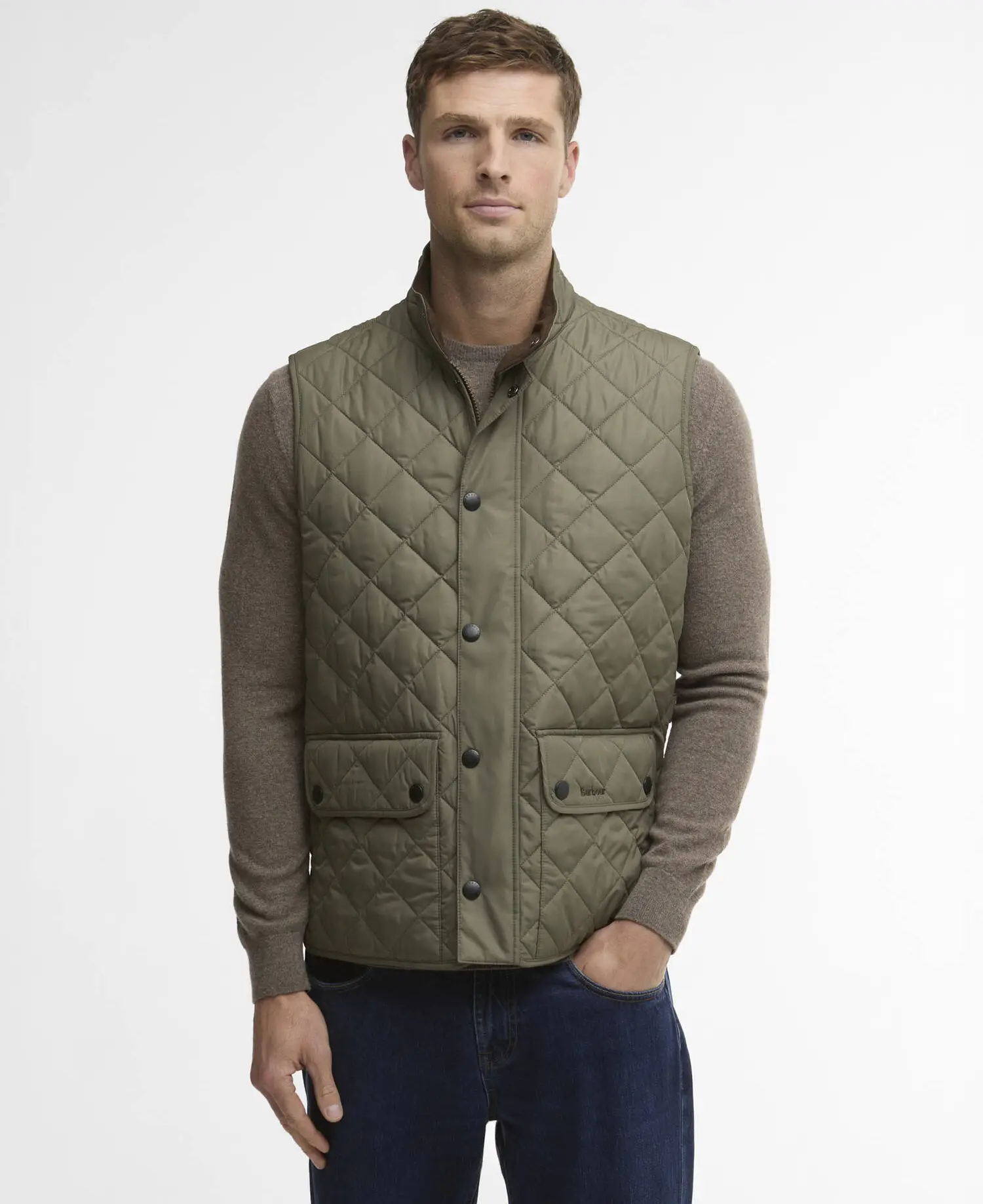 Barbour Lowerdale Gilet Dusty Olive (6)