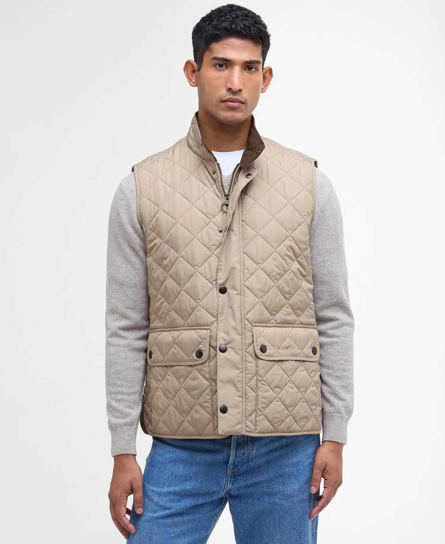 Barbour Lowerdale Gilet Washed Stone (8)