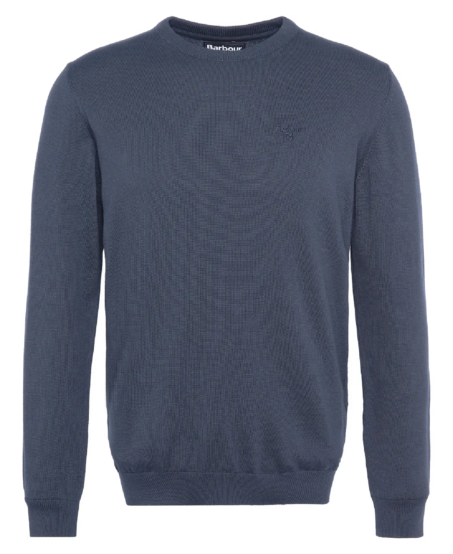 Barbour Maglione Girocollo in Cotone Pima Classic Navy (1)