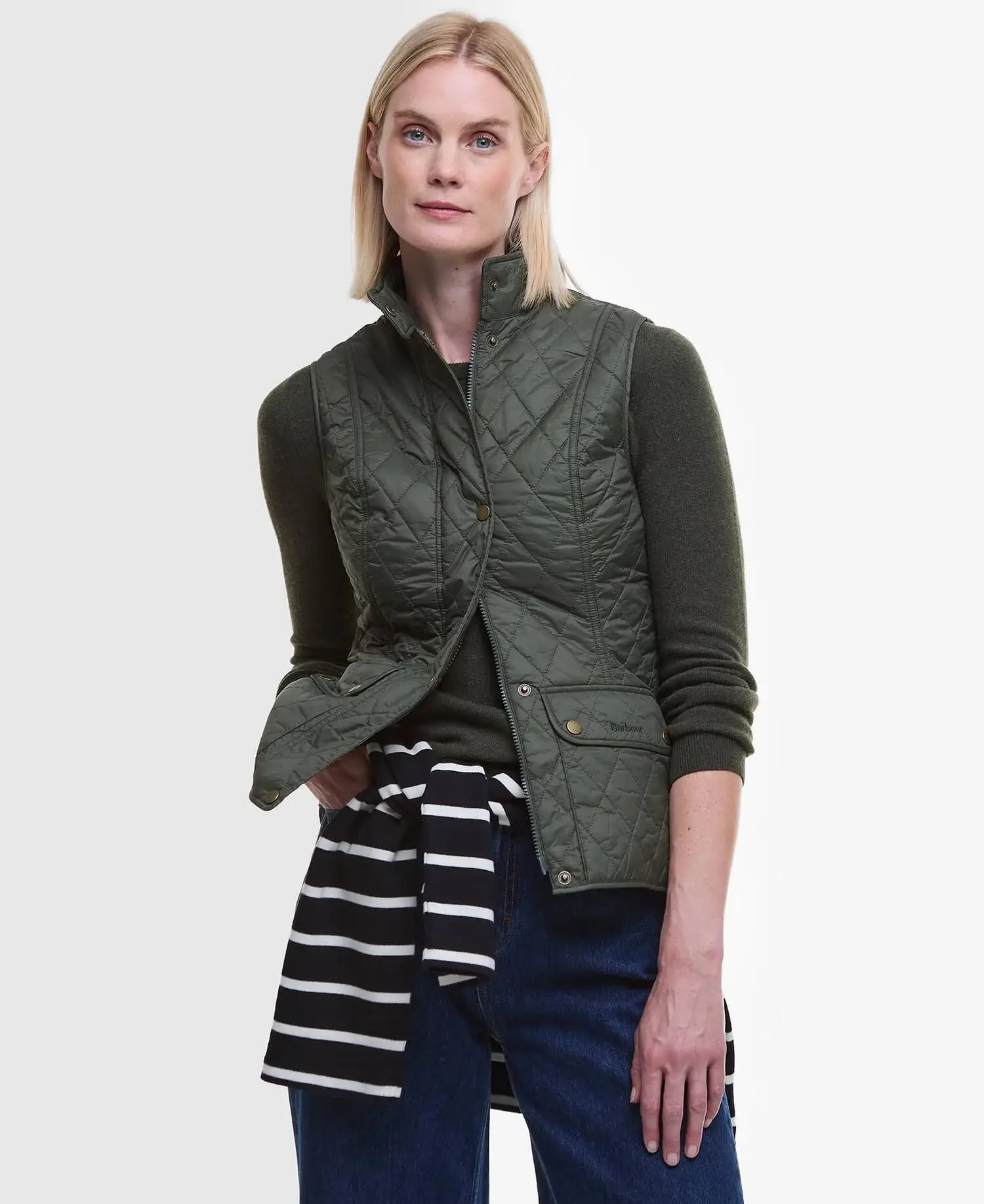 Barbour Otterburn Gilet Olive (6)