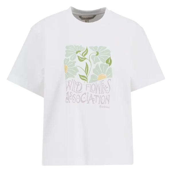 Barbour Selena T Shirt White (1)