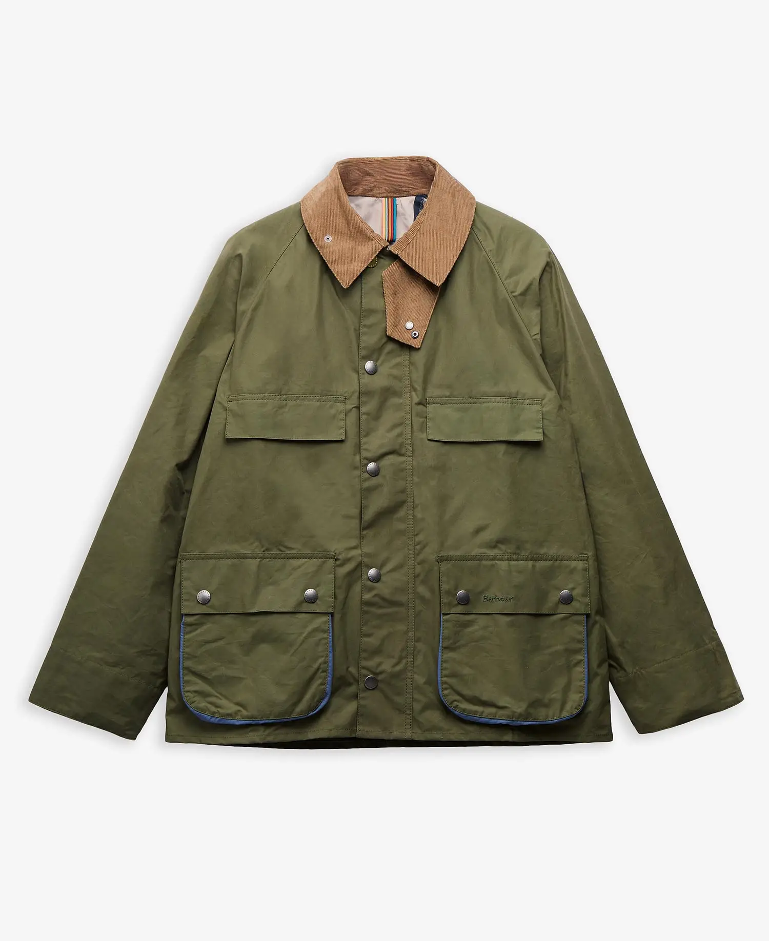 Paul Smith Loves Barbour Sugarlump Bedale Casual Jacket Army (9)