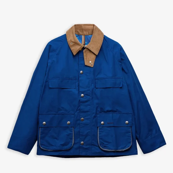 Paul Smith Loves Barbour Sugarlump Bedale Casual Jacket Royal (9)