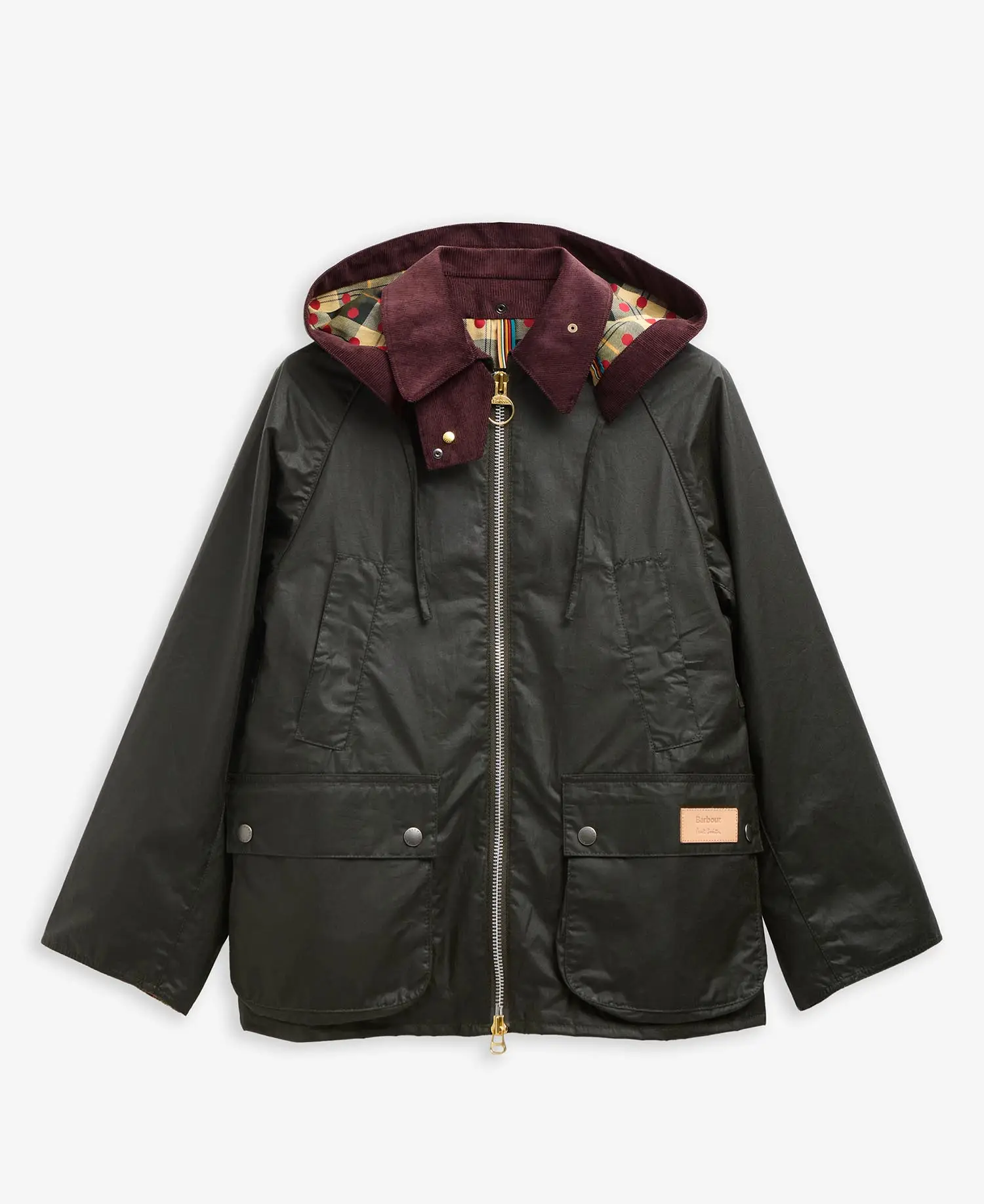 Paul Smith Loves Barbour Women's Bedale Waxed Jacket (1) Paul Smith Loves Barbour Women's Bedale Waxed Jacket (1)