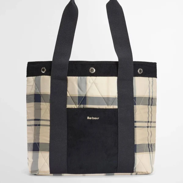 Barbour Borsa Tote Healy Trapuntata Dress Indigo (1)