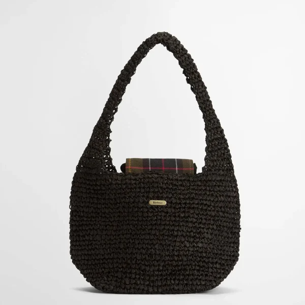 Barbour Borsa Tote Intessuta Lily Black (1)