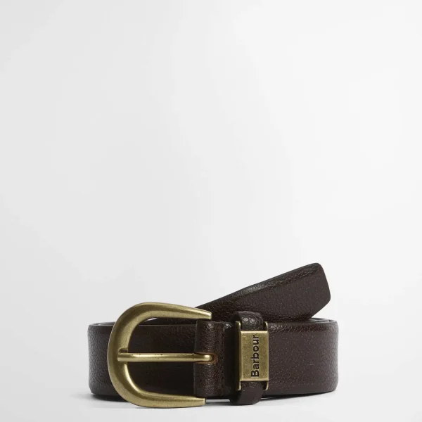 Barbour Cintura in Pelle Clyde Dark Brown (1)