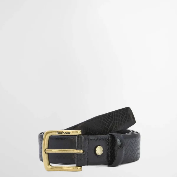 Barbour Cintura in Pelle Jaspar Black (1)