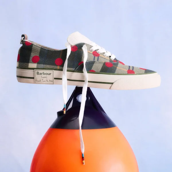 Scarpe Da Tennis Da Donna Paul Smith Loves Barbour Ancient Tartan (1)